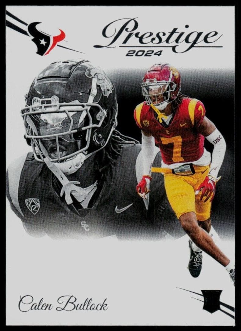 Calen Bullock trading card