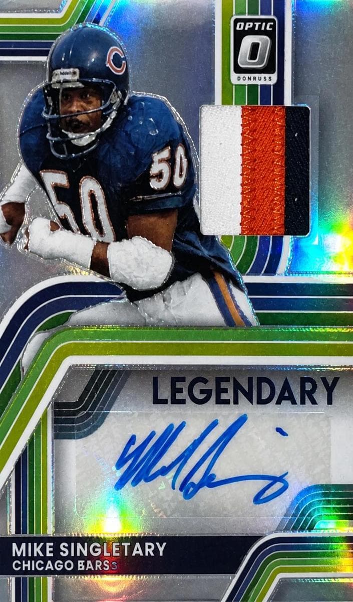 Mike Singletary 2025 panini Donruss Optic
