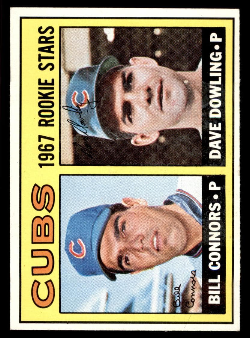 Cubs 1967 Rookie Stars (Bill Connors / Dave Dowling) 1967 topps Topps