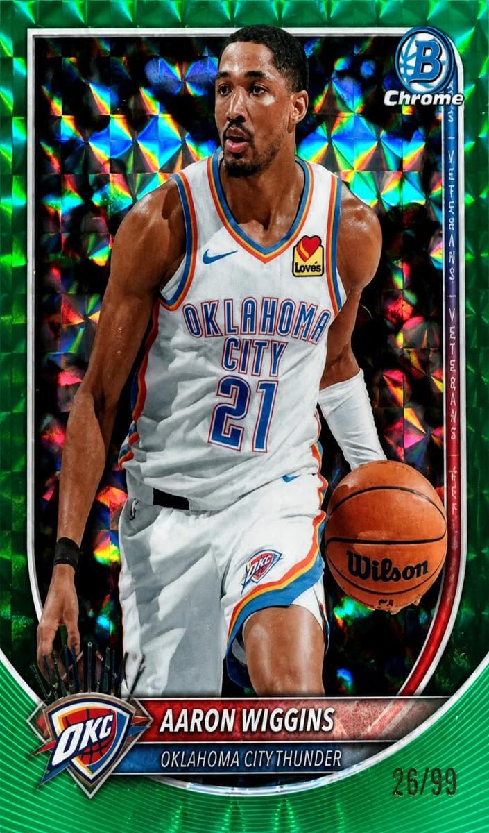 Aaron Wiggins trading card