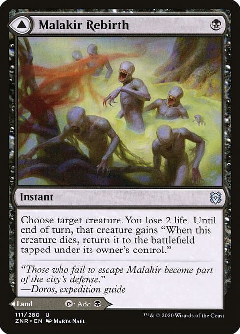 Malakir Rebirth & Malakir Mire 2020 Magic: The Gathering Zendikar Rising