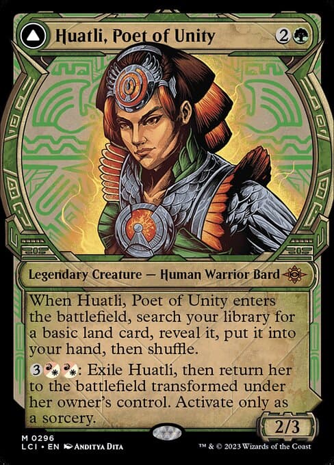 Huatli, Poet of Unity // Roar of the Fifth People #296