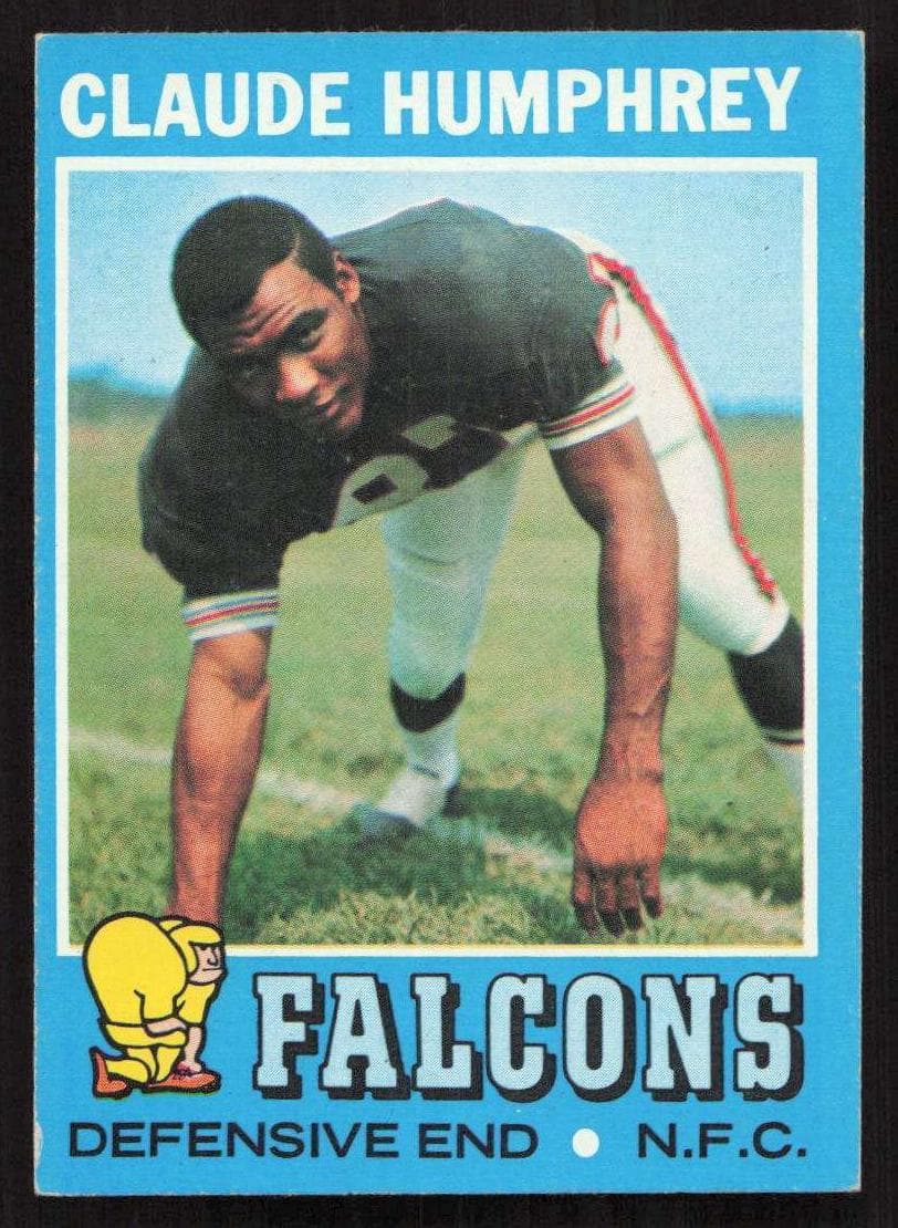 Claude Humphrey 1971 topps