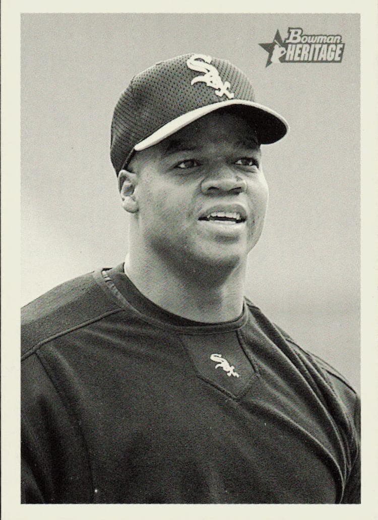 Frank Thomas 2001 bowman Bowman Heritage