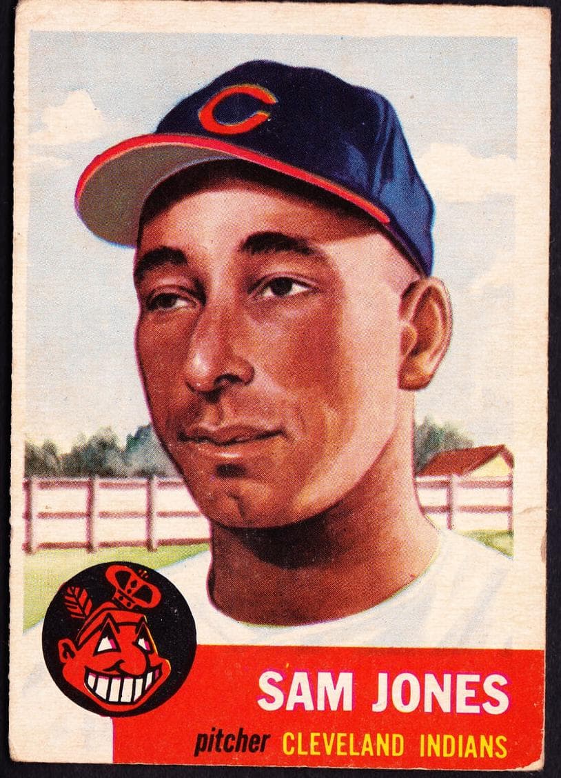 Sam Jones 1953 topps Topps