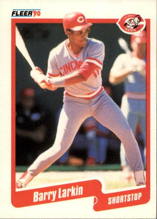Barry Larkin 1990 fleer Fleer