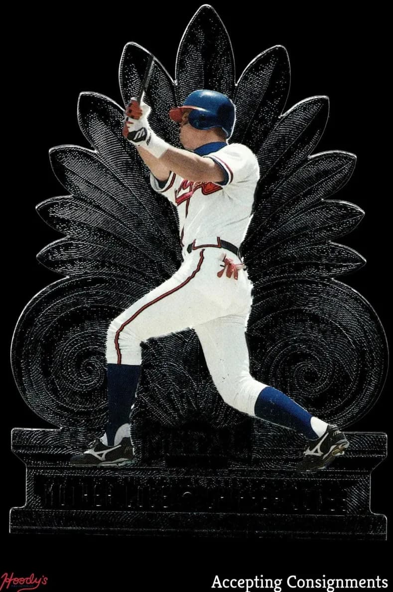 Chipper Jones 1997 leaf Leaf