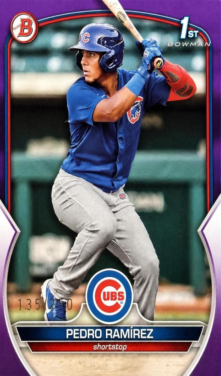 Pedro Ramírez trading card