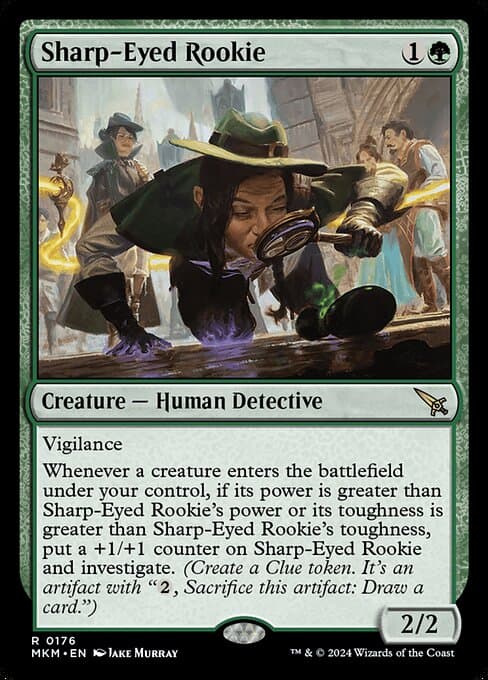 Sharp-Eyed Rookie 2024 Magic: The Gathering Murders at Karlov Manor