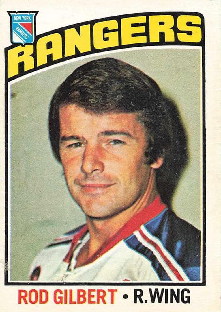 Rod Gilbert 1976 topps