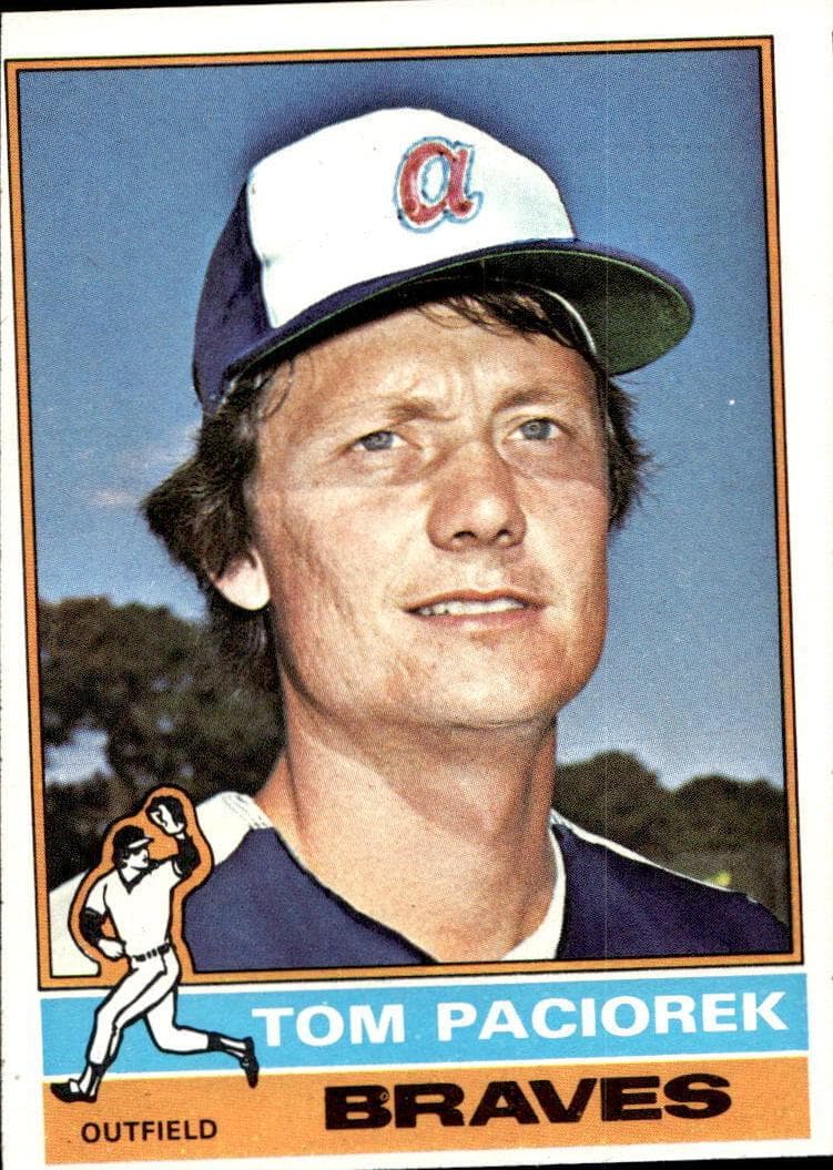 Tom Paciorek 1976 topps Topps