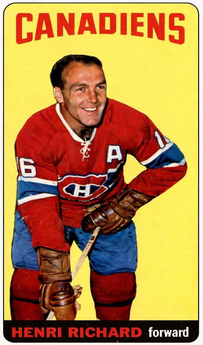 Henri Richard 1964 topps Topps