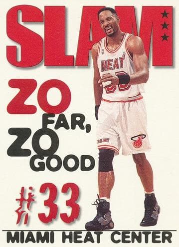 Alonzo Mourning 1996 panini Hoops