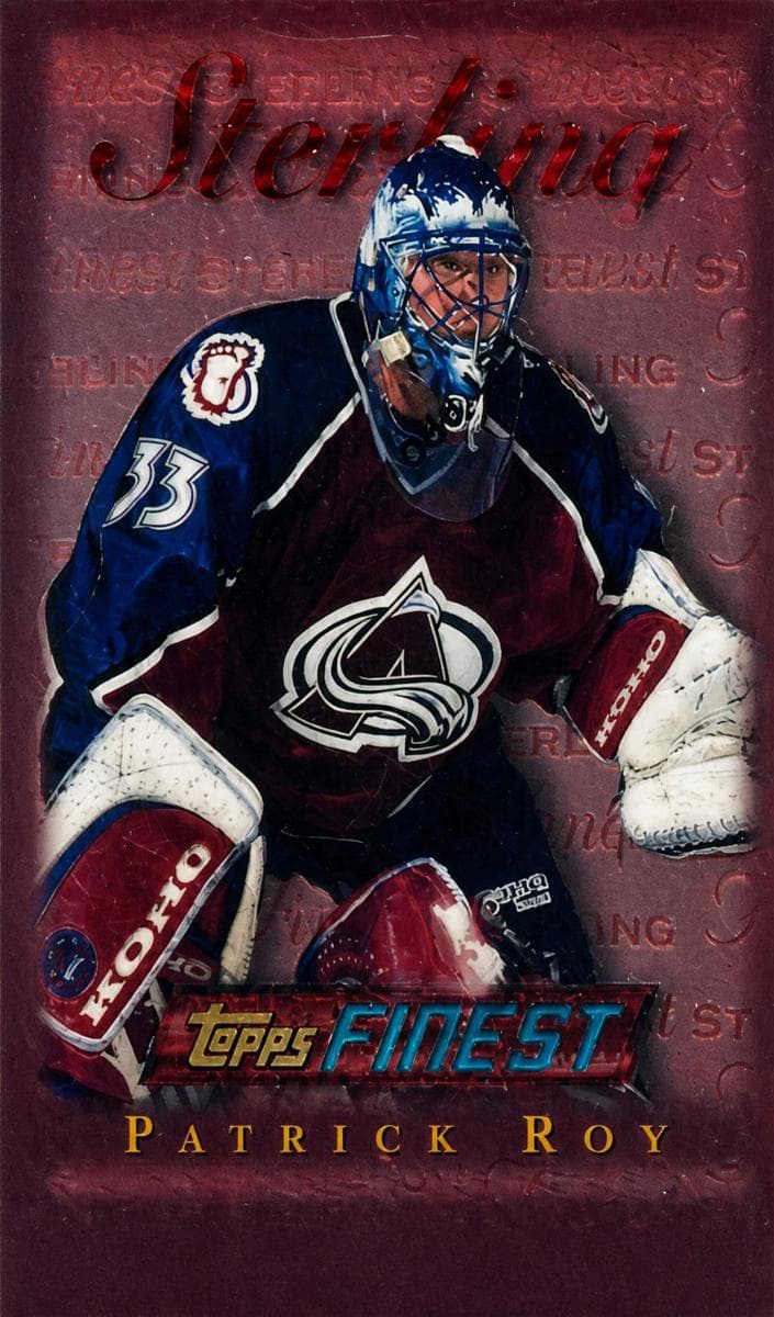 Patrick Roy 1995 topps Topps Finest