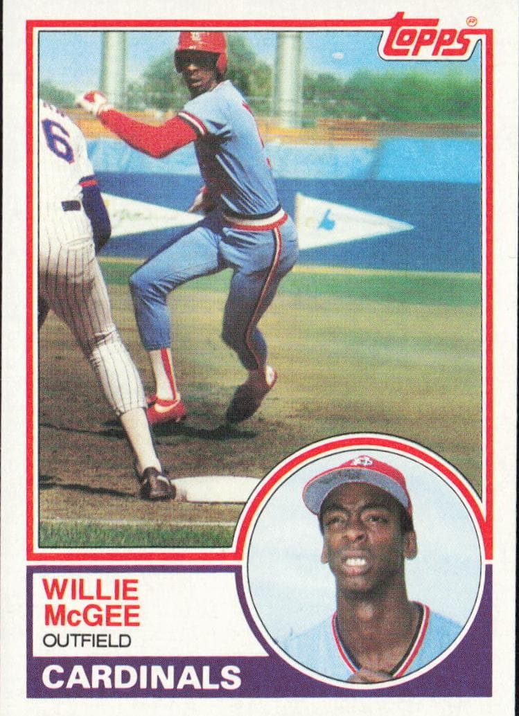 Willie McGee 1983 topps Topps
