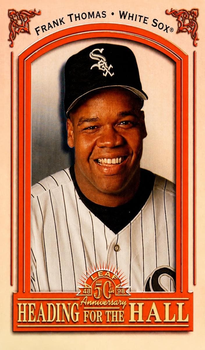 Frank Thomas 1998 leaf Leaf