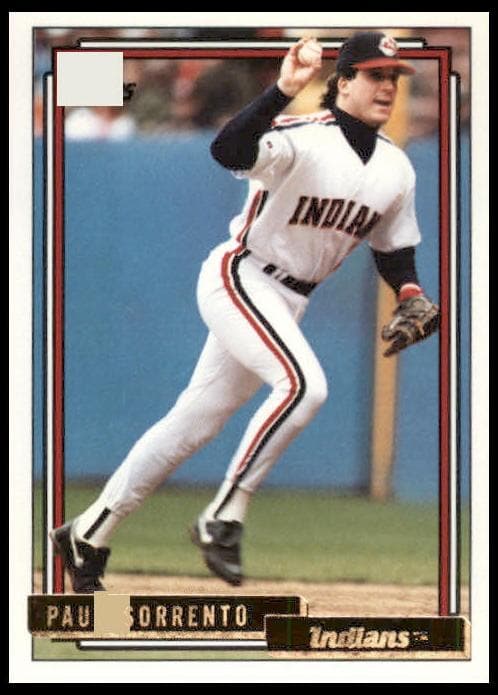 Paul Sorrento 1992 topps