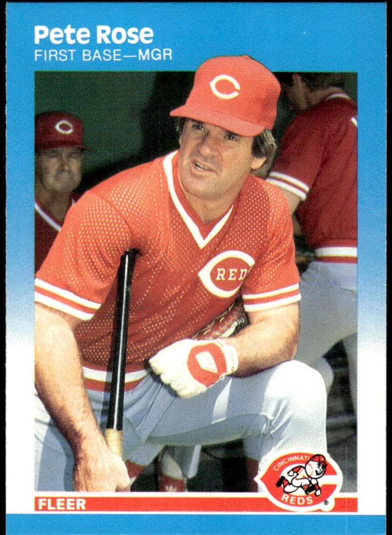 Pete Rose 1987 fleer