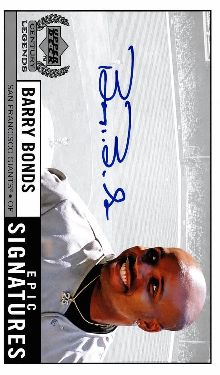 Barry Bonds 1999 upper-deck Upper Deck Century Legends