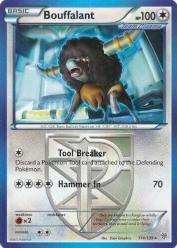 Bouffalant trading card