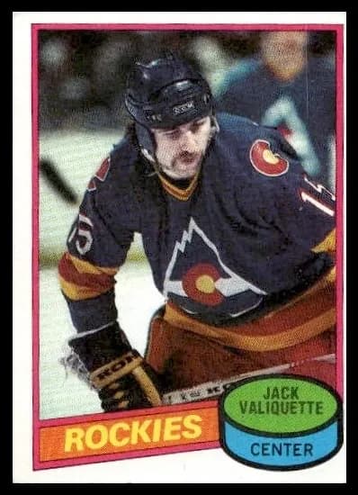 Jack Valiquette 1980 topps