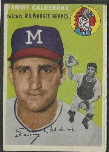 Sammy Calderone 1954 topps Topps