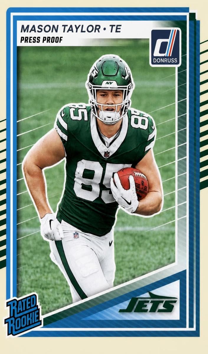 Mason Taylor trading card