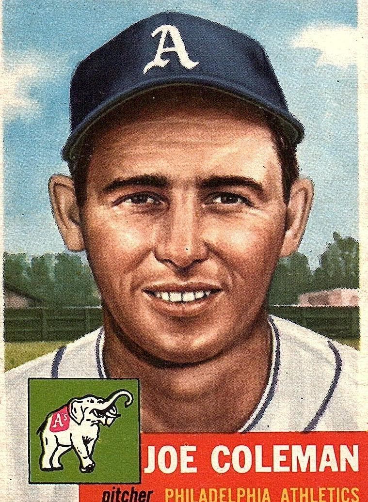 Joe Coleman 1953 topps