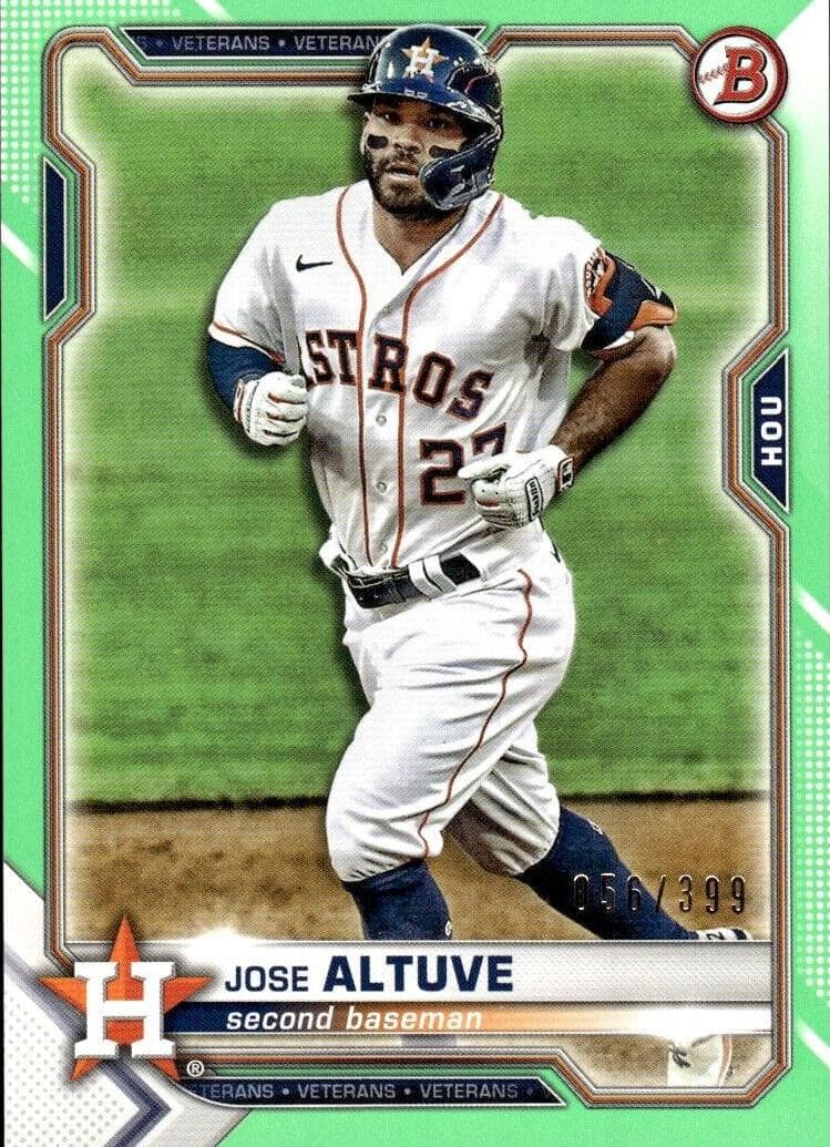 Jose Altuve 2021 bowman Bowman