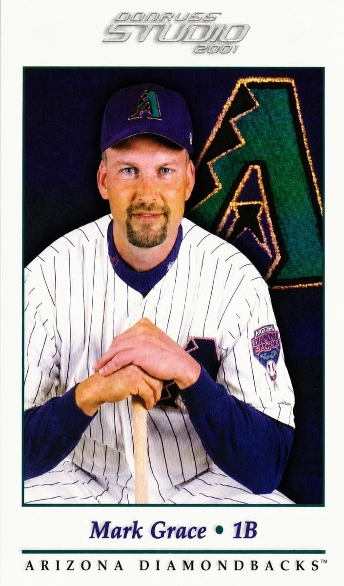 Mark Grace 2001 panini Donruss Studio