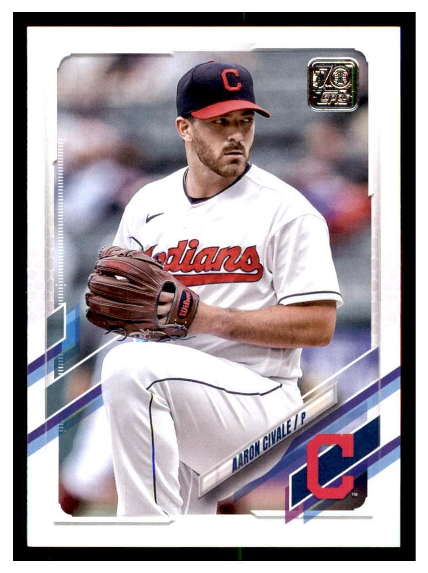 Aaron Civale 2021 topps Topps Update