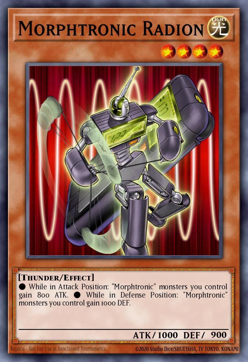 Morphtronic Radion 2008 Yu-Gi-Oh! Crossroads of Chaos