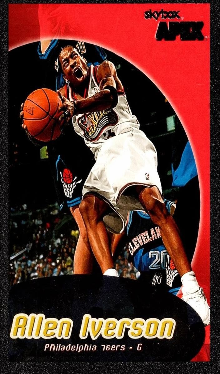 Allen Iverson 1999 skybox Apex