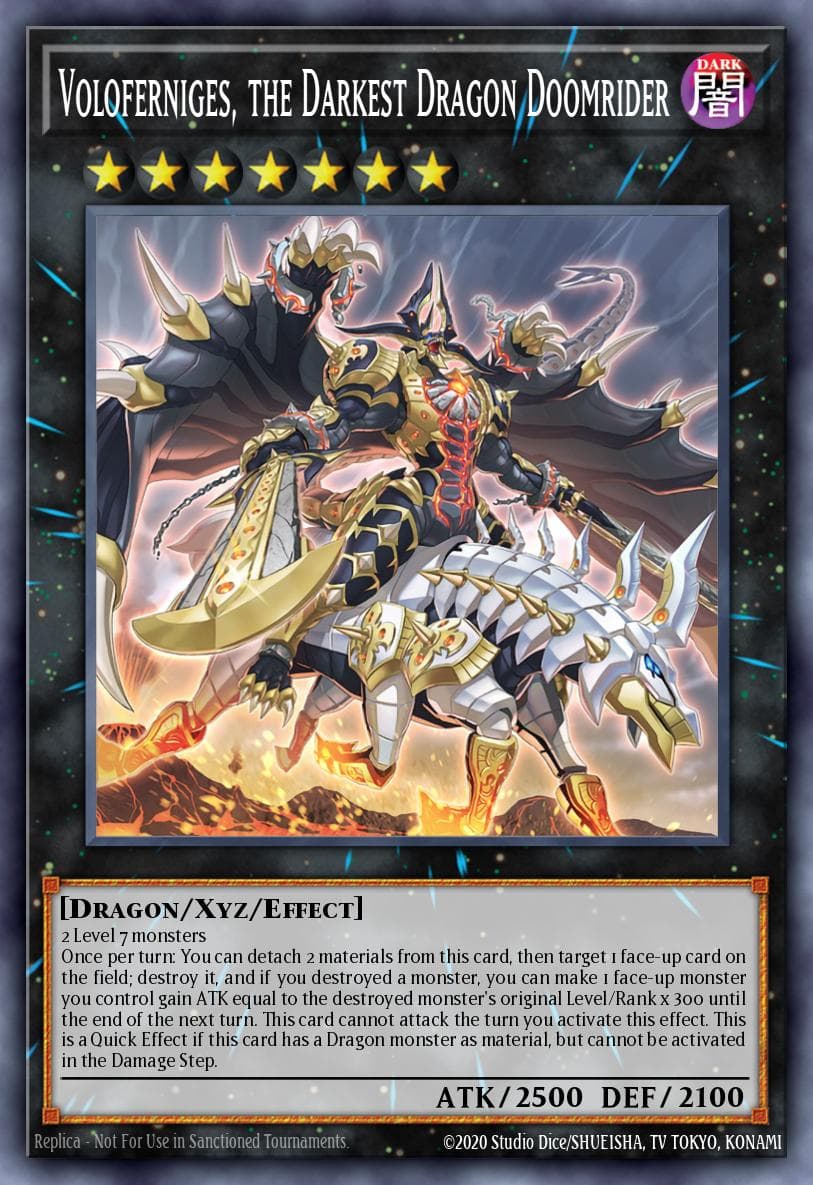 Voloferniges, the Darkest Dragon Doomrider #DAMA-EN045