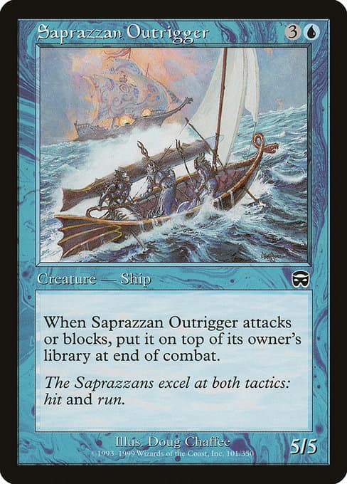 Saprazzan Outrigger 1999 Magic: The Gathering