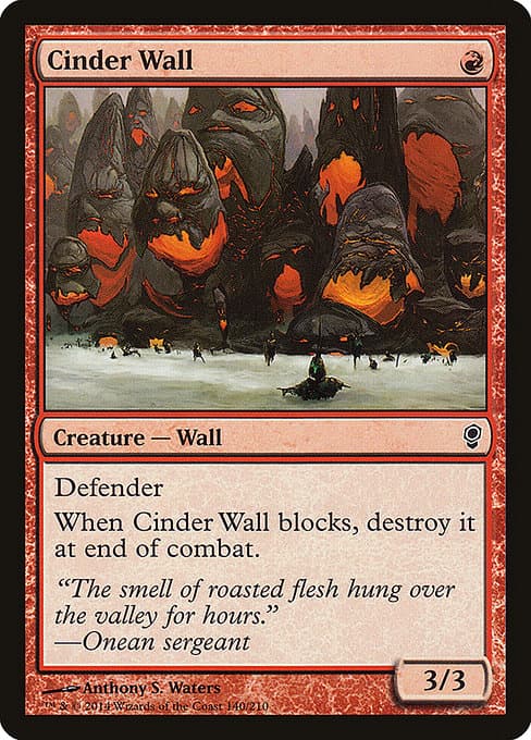 Cinder Wall #140