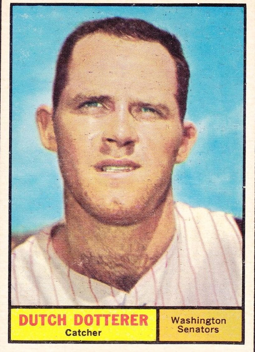 Dutch Dotterer 1961 topps Topps