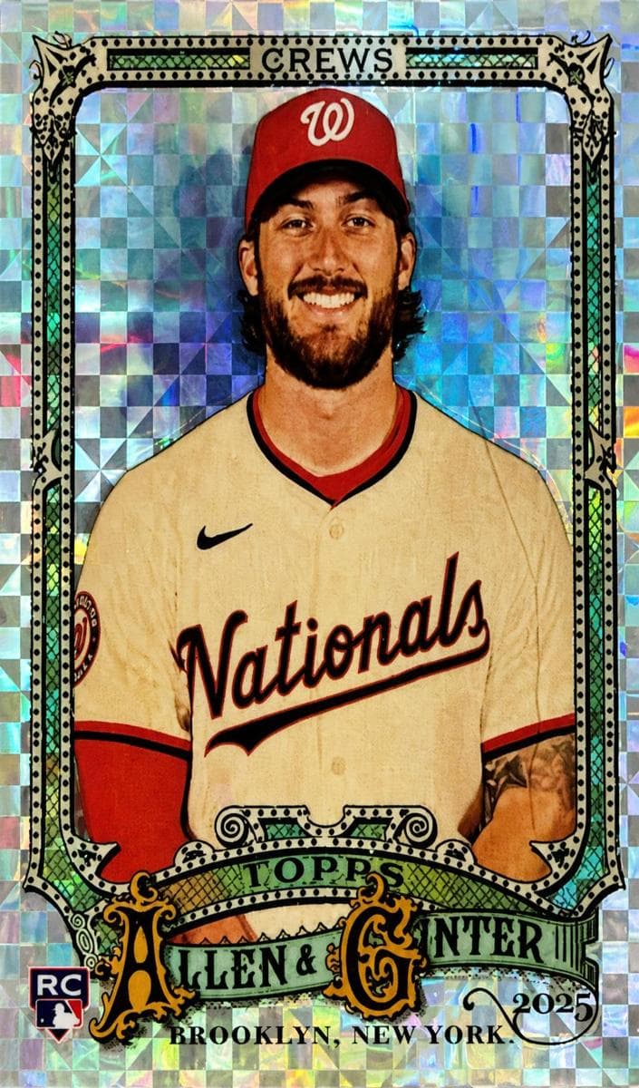 Dylan Crews 2025 Topps Allen & Ginter X rookie card