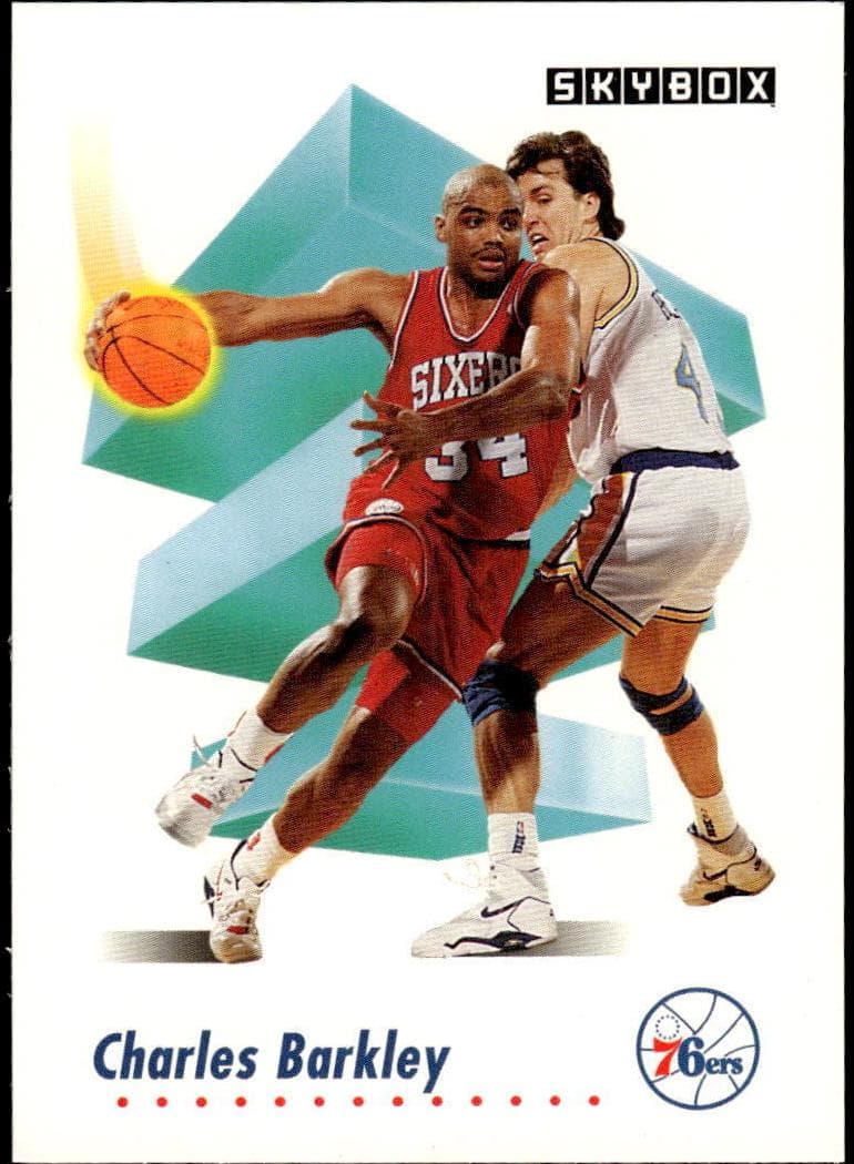 Charles Barkley 1991 fleer SkyBox