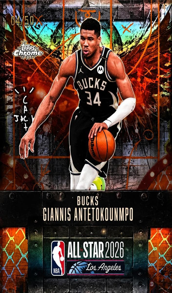 Luka Dončić 2025 topps Topps Chrome Cactus Jack X NBA All-Star Game