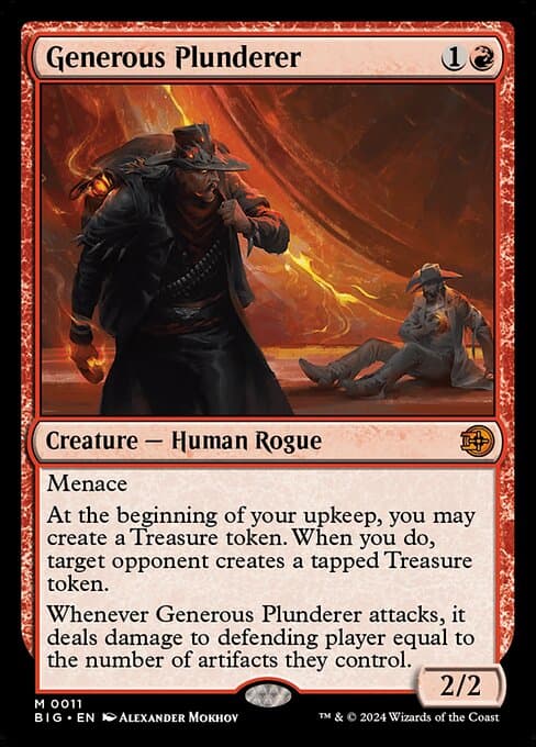 Generous Plunderer 2024 Magic: The Gathering