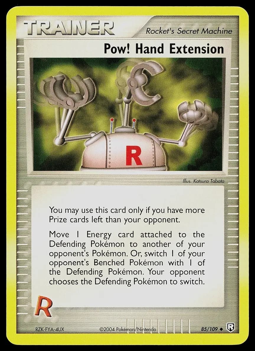 Pow! Hand Extension trading card