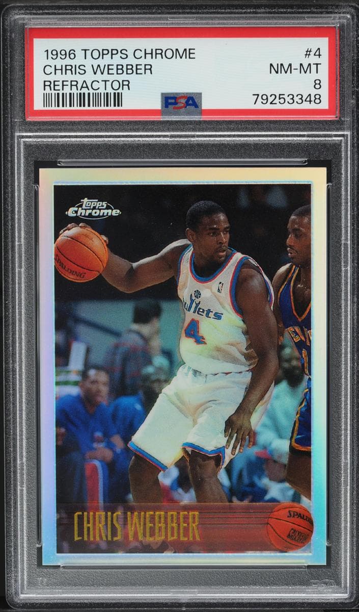 Chris Webber 1996 topps Chrome