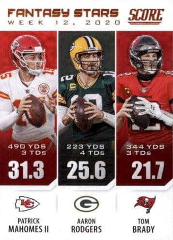 Patrick Mahomes II / DK Metcalf / Dalvin Cook 2021 panini