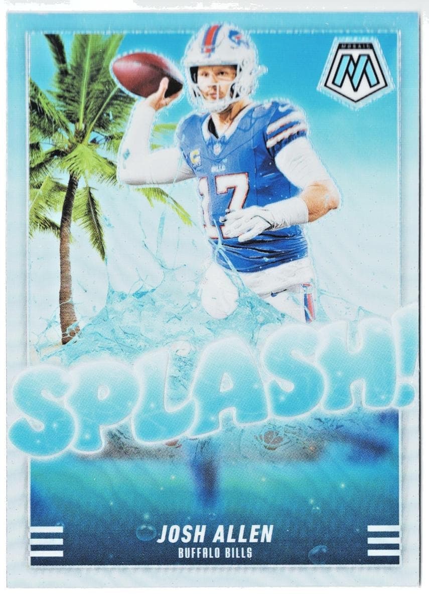 Josh Allen 2025 panini Mosaic