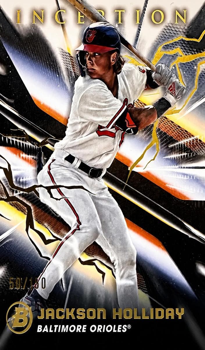 Jackson Holliday 2023 bowman Bowman Inception