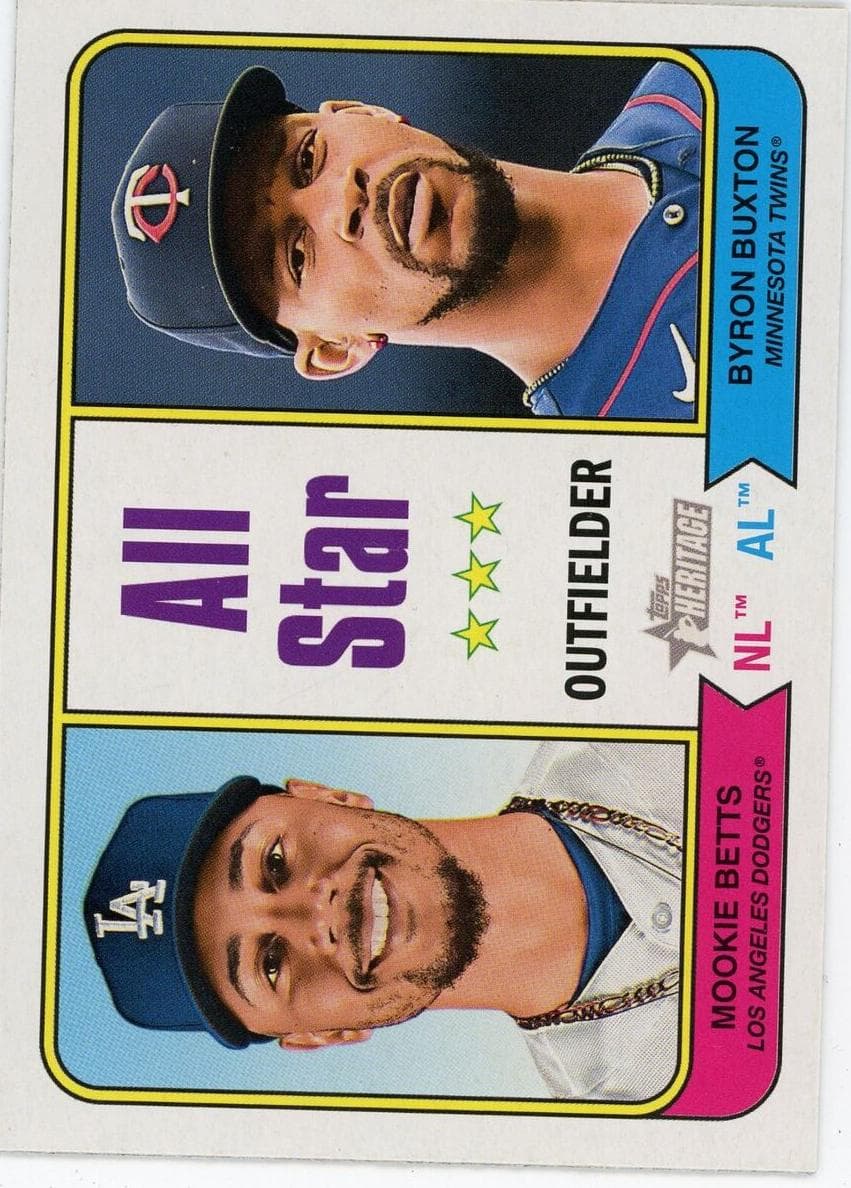 Mookie Betts / Byron Buxton trading card