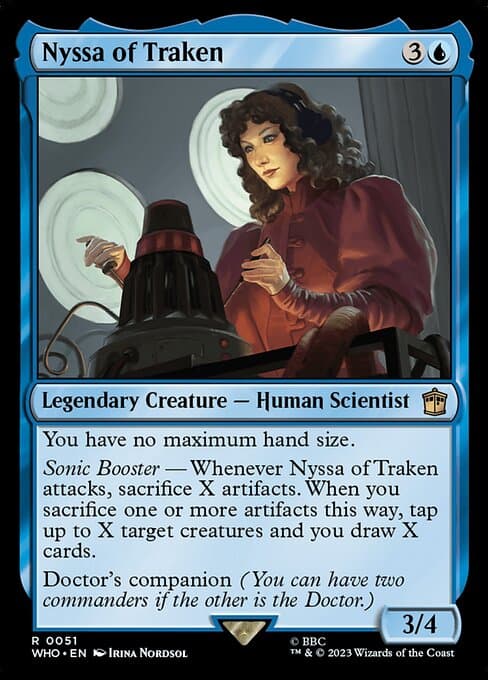 Nyssa of Traken 2023 Magic: The Gathering Doctor Who Foil