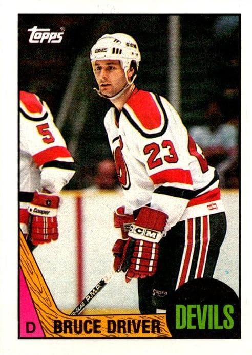 Bruce Driver 1987 topps Topps