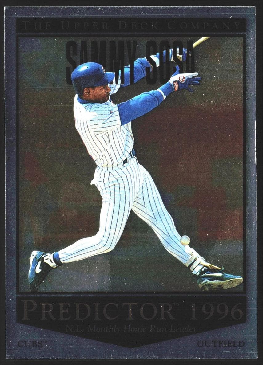 Sammy Sosa 1996 upper-deck Upper Deck